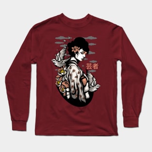 Geisha is an artist of the floating world. She dances, she sings. The rest is shadows, the rest is secret. Long Sleeve T-Shirt